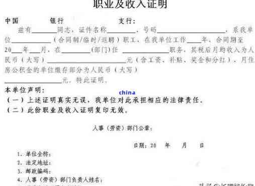 协商还款收入证明怎么写：范文与模板解析